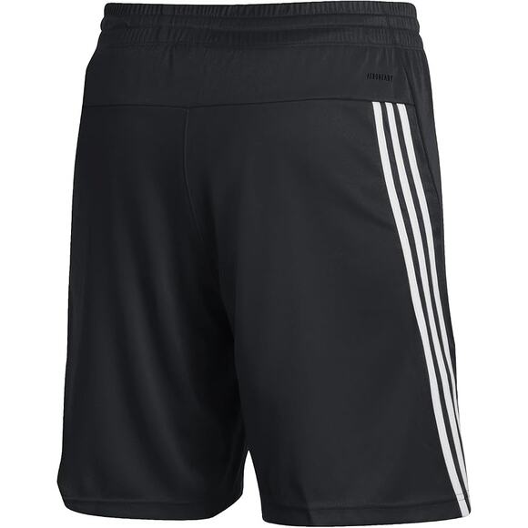 NWT Adidas Men's 3 Stripe Short ,Black/White -Size L - Picture 2 of 2
